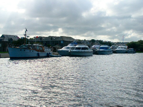 Visiting boats from the Severn Motor Yacht Club on 3rd August