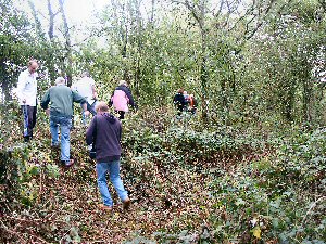 Bramble bashing near the Hump!